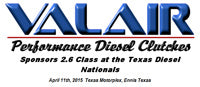 Valair Clutch Sponsors 2.6 Class At 2015 World Finals