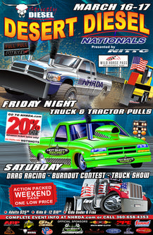 NHRDA Presents the NHRDA Strictly Diesel Desert Diesel Nationals Sled Pull